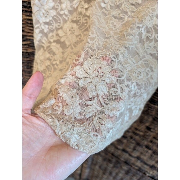 Vintage Rampage Y2K Sheer Lace Babydoll Tank Top Womens XL 90s Fairy Whimsigoth - Picture 4 of 6